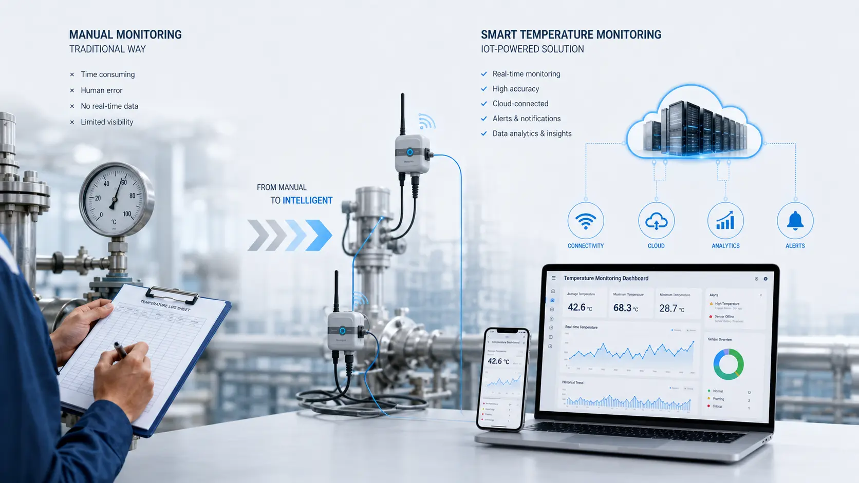 Sistem monitoring di fasilitas industri