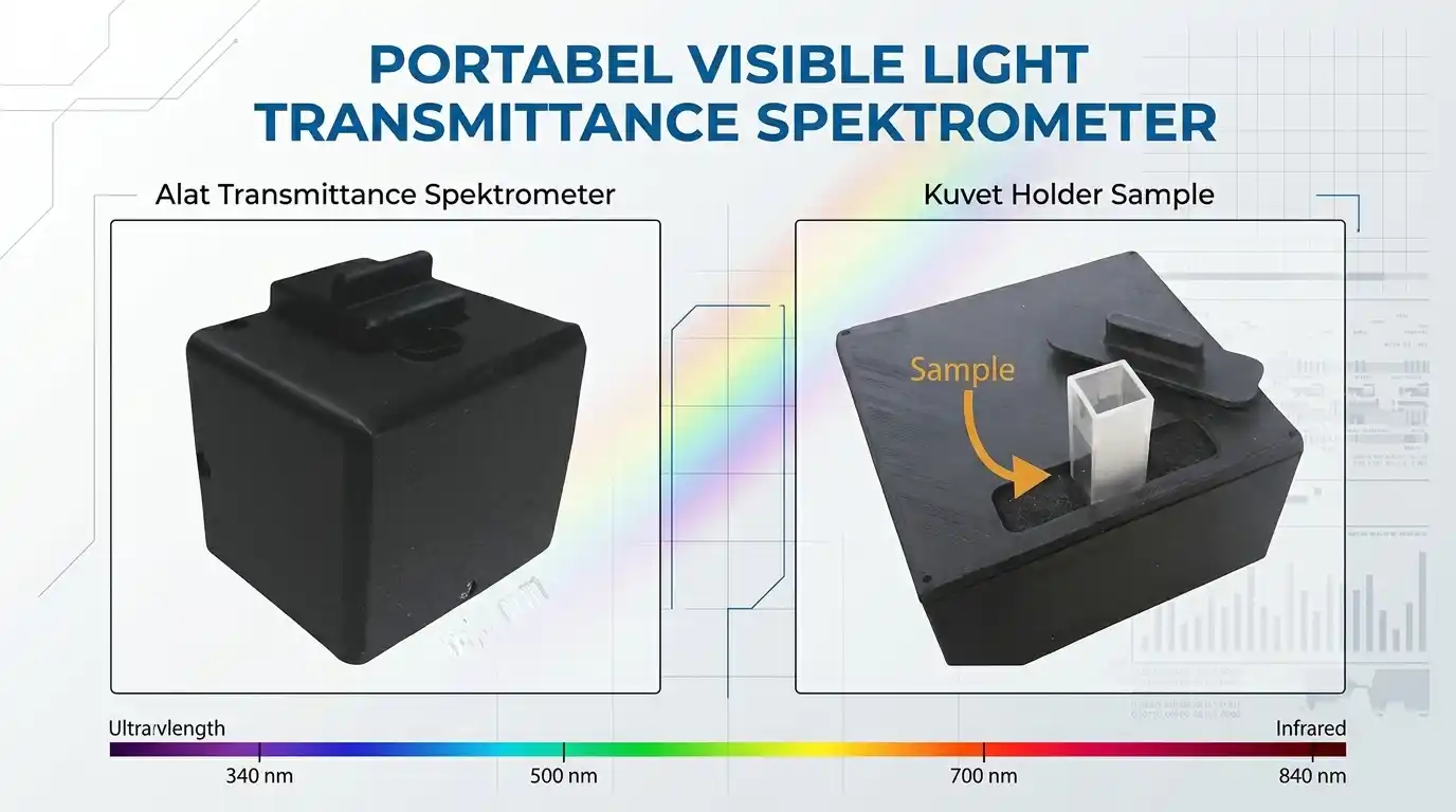 Portabel Visible Light Transmittance Spektrometer